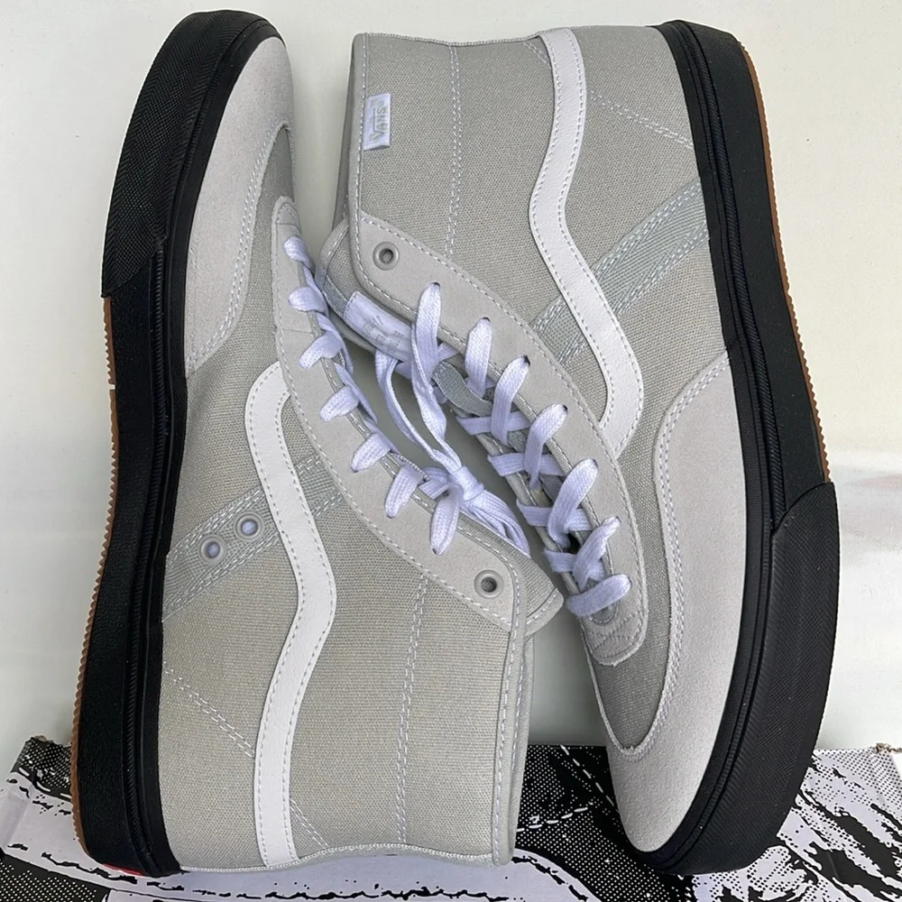 Vans Men’s Crockett High Light Gray/Black VN0A5JIGBH8 Sneakers